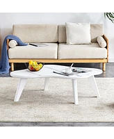 Streamdale Furniture Cloud-Shaped Modern Coffee Table