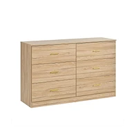 Classic 6-Drawer Dresser: Ample Storage, Modern Style
