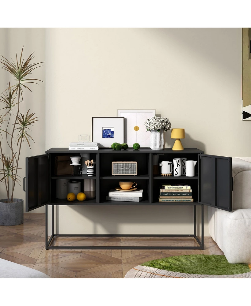 Simplie Fun Modern Sideboard Buffet: Ample Storage, Eco-Friendly, Versatile