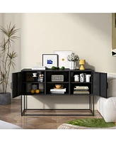 Simplie Fun Modern Sideboard Buffet: Ample Storage, Eco-Friendly, Versatile