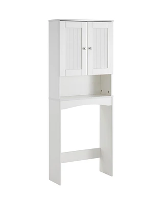 Simplie Fun Over-the-Toilet Bathroom Storage Cabinet with Adjustable Shelf