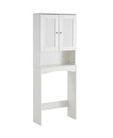 Simplie Fun Over-the-Toilet Bathroom Storage Cabinet with Adjustable Shelf