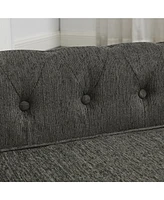 Elevated Dog Sofa Bed for Medium & Large Dogs, Dark Grey