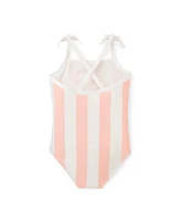 Hope & Henry Toddler Girls Cross Back Swimsuit