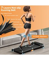 Slickblue Under Desk Walking Pad Treadmill for Home/Office with Watch-Like Remote Control