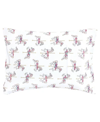 Hudson Baby Infant Girl Cotton Toddler Pillow Case, Carousel Horse, One Size