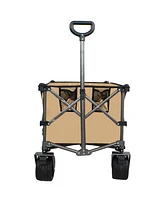 Collapsible Beach Wagon: Large Capacity, Foldable, Durable