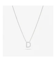 Ana Luisa Silver initial Necklace