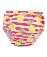 Hudson Baby Baby Girls Hudson Swim Diapers, Sea Shells, 0-6 Months