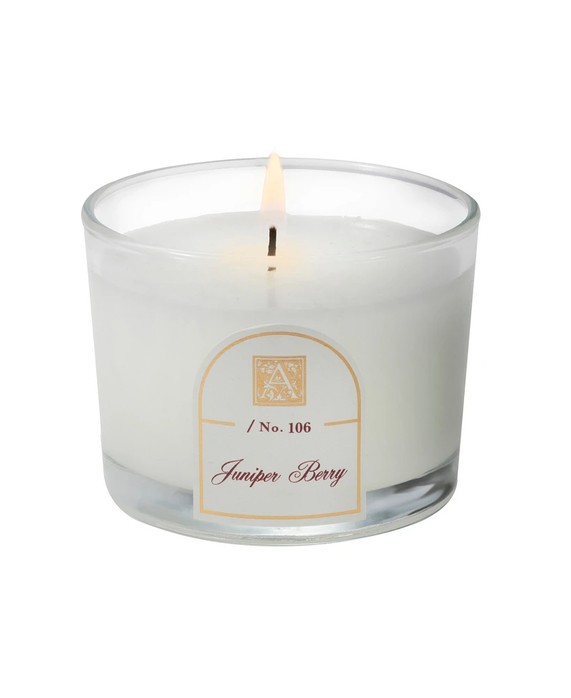 Aromatique Juniper Berry Petite Tumbler Glass Candle,4.5oz