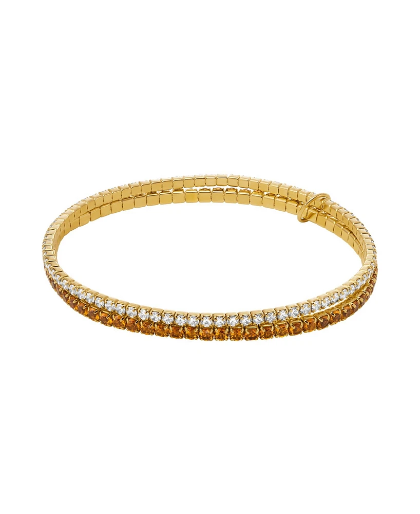 Michael Kors 14K Gold-Plated Brass Double Bracelet Set