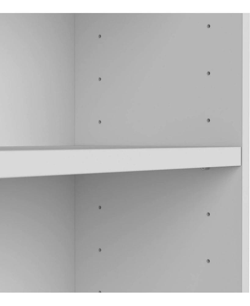 Streamdale Furniture Bush 2-Shelf Bookcase Set in Pure White