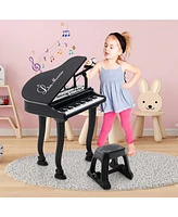 Slickblue Keys Kids Piano Keyboard with Stool and Lid