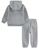 Levi's Toddler Boys 2-Piece Pullover Hoodie and Joggers Set