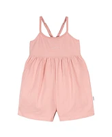 Gerber Toddler Girls Sleeveless Romper Jumpsuit, 2 Pack