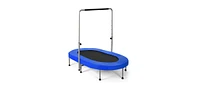 Slickblue 2-Person Foldable Mini Kids Fitness Rebounder Trampoline