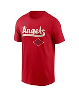 Nike Men's Mike Trout Red Los Angeles Angels City Connect Fuse Name Number T-Shirt