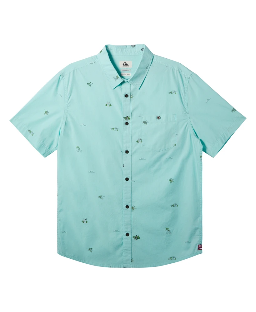 Quiksilver Men's Hawaii Stowaway Button Up Shirt