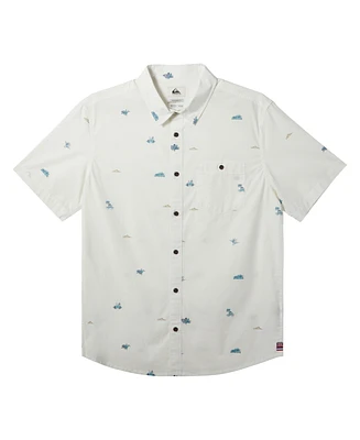 Quiksilver Men's Hawaii Stowaway Button Up Shirt