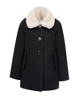 Michael Kors Big Girls Faux Wool Jacket