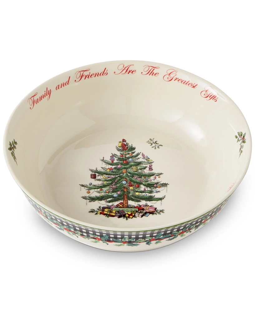 Spode Christmas Tree 2024 Annual Holiday Serving Bowl, Created for Macy's