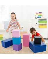 Slickblue Kids 7-Piece Foam Building Blocks Kids-Colorful