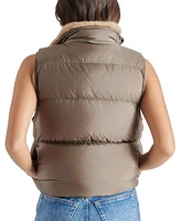 Steve Madden Women's Brady Reversible Puffer Vest