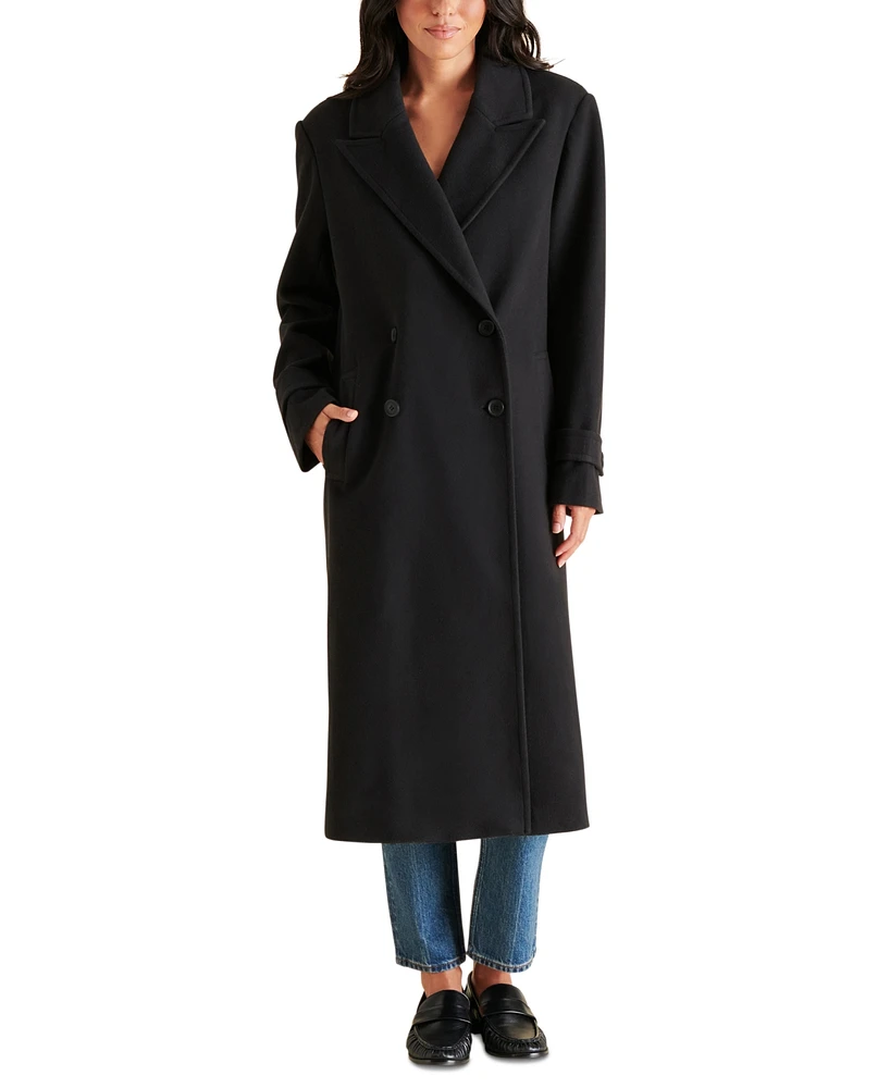 Steve Madden Women's Prince Double-Breasted Trench Coat