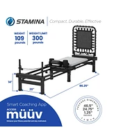 Stamina Products Aero Pilates Premier 700 Foldable Reformer Fitness Machine