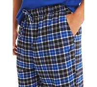 Nautica Men's Plaid Pajama Pants & Solid T-Shirt Set