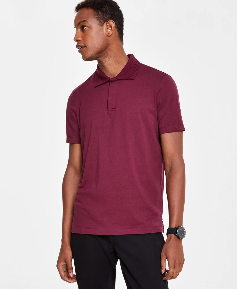 Alfani Men's Regular-Fit Mercerized Polo Shirt, Created for Macy's