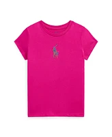 Polo Ralph Lauren Toddler and Little Girls Floral Big Pony Cotton Jersey Tee