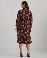 Lauren Ralph Lauren Plus Size Printed Shirtdress