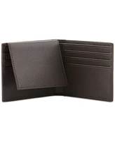 Perry Ellis Portfolio Men's Faux-Leather Trifold Passcase Wallet