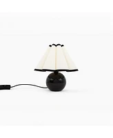 Brightech Blair 10" Led Midcentury Table Lamp with Marble Base