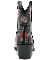 Wild Pair Lacey Floral Bling Booties, Created for Macy's