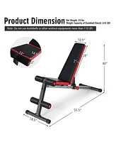 Vebreda Multi-function Weight Bench with Adjustable Backrest