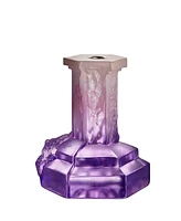 Kosta Boda Rocky Baroque Lilac Candlesticks