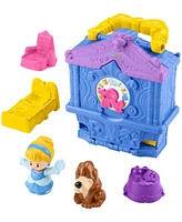 Disney Princess Cinderella On-the-Go Playset for Toddler Pretend Play, 2 Figures - Multi