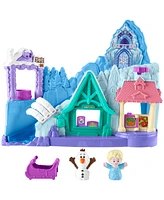 Disney Frozen Arendelle Sledding Adventures Little People Toddler Playset with 2 Figures - Multi