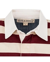 Hope & Henry Boys Organic Long Sleeve Rugby Shirt