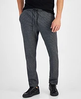 Karl Lagerfeld Paris Men's Slim-Fit Textured Track Pants