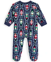 Family Pajamas Baby Nutcracker Cotton Footed Holiday Pajamas, Created for Macy's