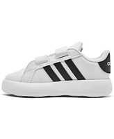 Adidas Toddler Kids' Grand Court 2.0 Fastening Strap Casual Sneakers from Finish Line