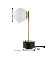 Safavieh Ryu Table Lamp W/ Usb Port