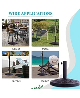 Skonyon 30lbs 18 Inches Heavy Duty Outdoor Patio Market Umbrella Base