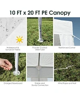 Skonyon 10 x 20 Feet Waterproof Canopy Tent with Tent Peg and Wind Rope