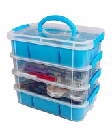 Jtj Sourcing Bins & Things Stackable Storage Container with Organizers for Arts and Crafts - Craft Box