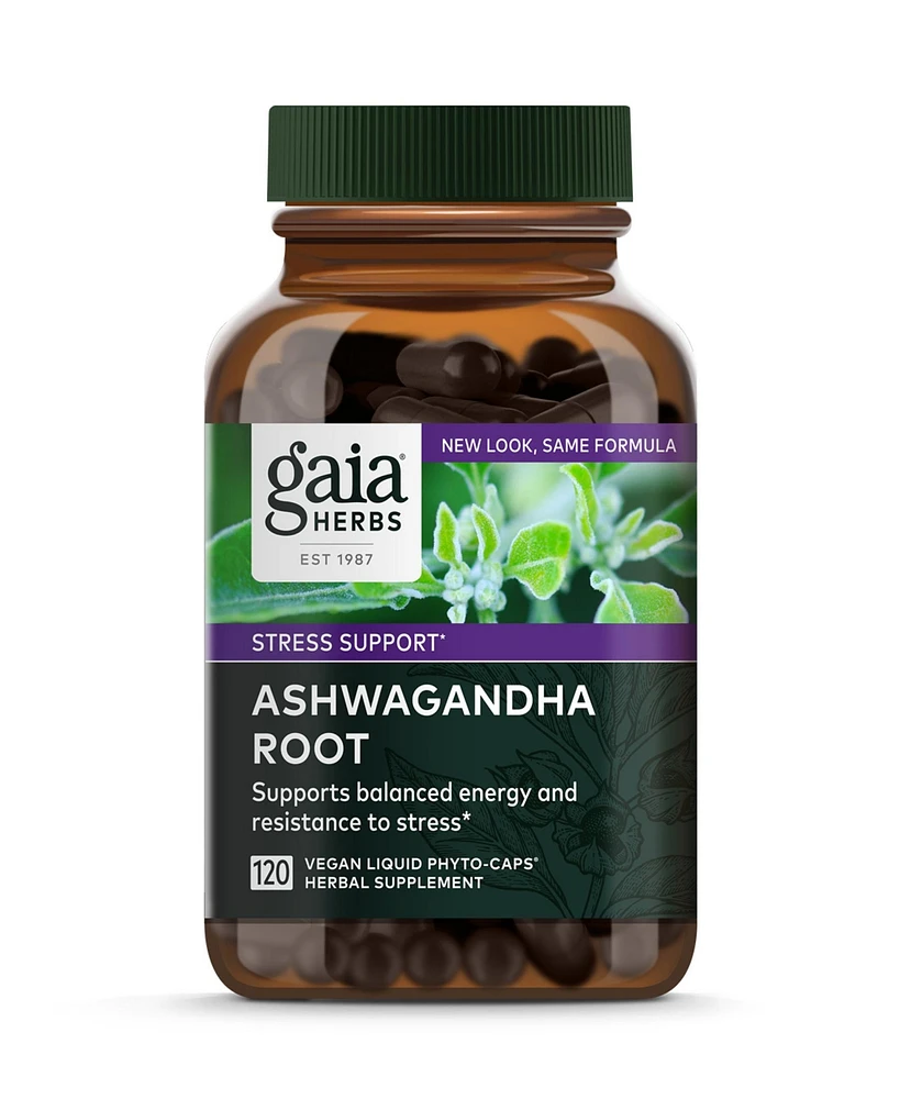 Gaia Herbs Ashwagandha Root - Made with Organic Ashwagandha Root to Help Support a Healthy Response to Stress, the Immune System, and Restful Sleep