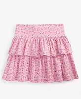 With Jules Big Girls Tiered Knit Skirt